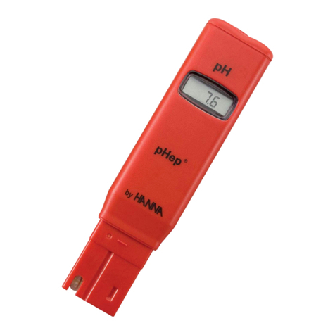 Hanna Instruments pHep 98107 User manual