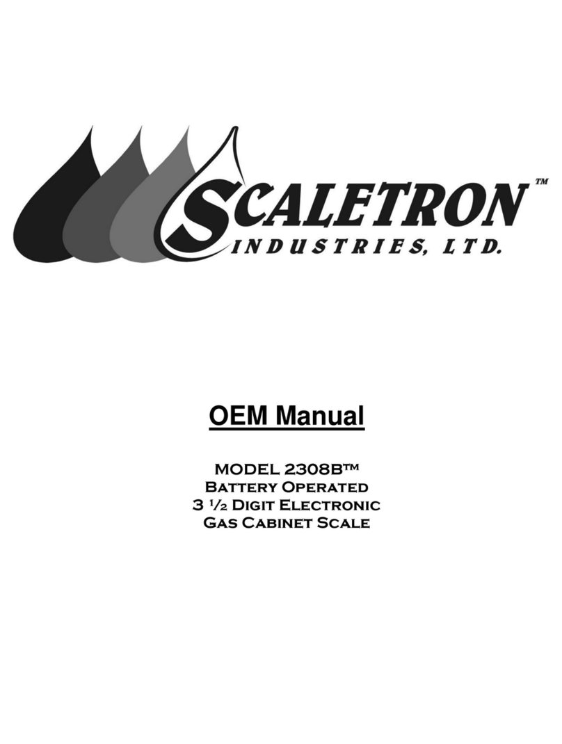 Scaletron 2308B Oem manual