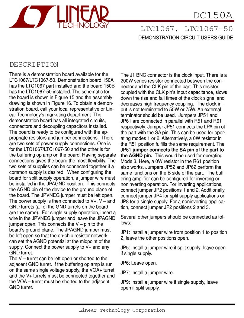 Linear Technology DC150A User manual