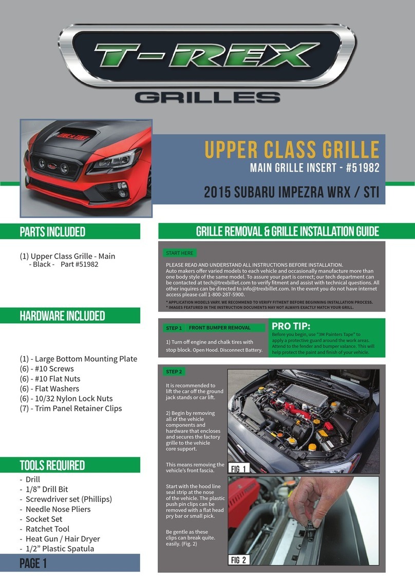 TREX Upper Class Grille manual