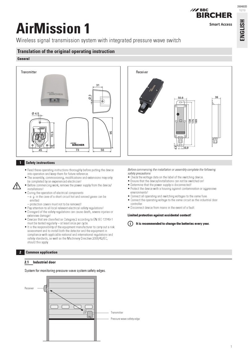 BBC Bircher AirMission 1 User manual