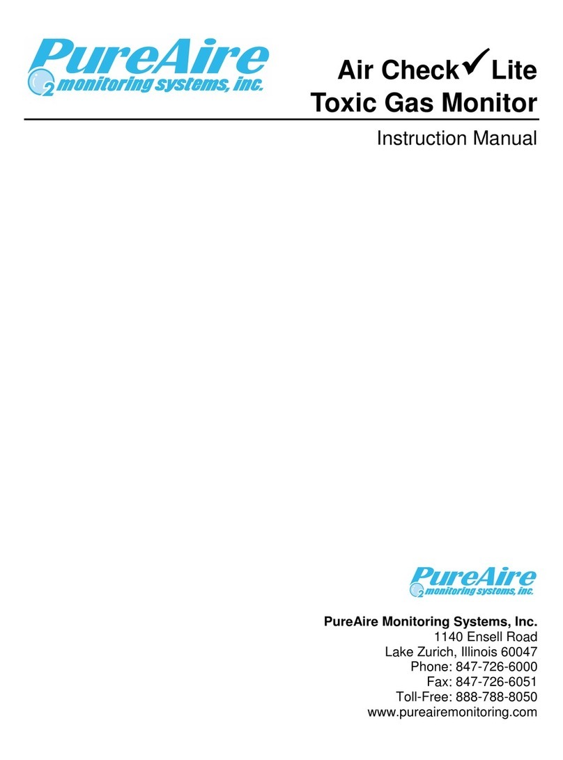 PureAire Air Check Lite instruction manual
