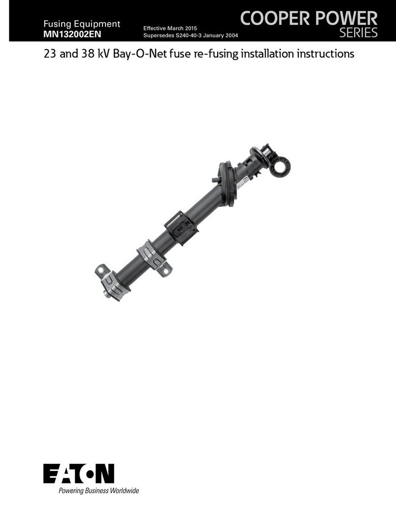 Eaton COOPER POWER SERIES User manual