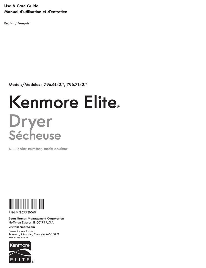 Kenmore 796.6142 Series Use & care guide