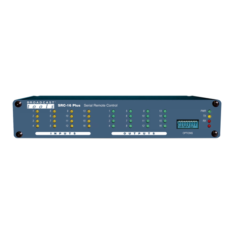 Broadcast Tools SRC-16 Plus User manual