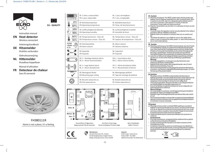 ELRO FH380111R User manual
