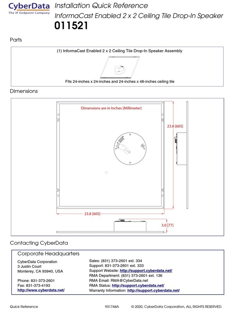 CyberData InformaCast 011521 Manual