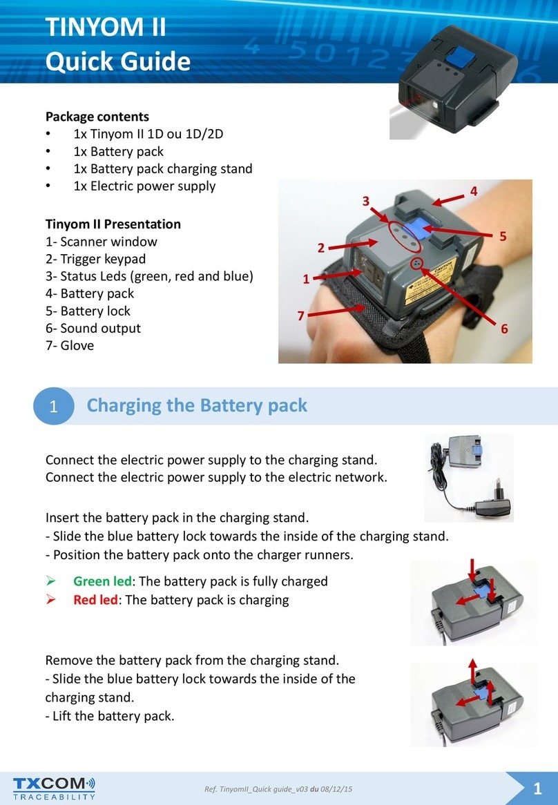 TXCOM TRACEABILITY Tinyom II User manual