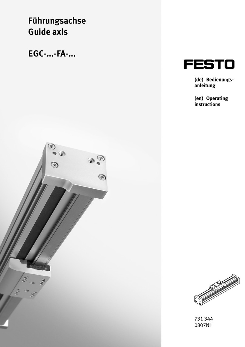 Festo EGC FA Series operating instructions Festo EGC FA Series operating instructions