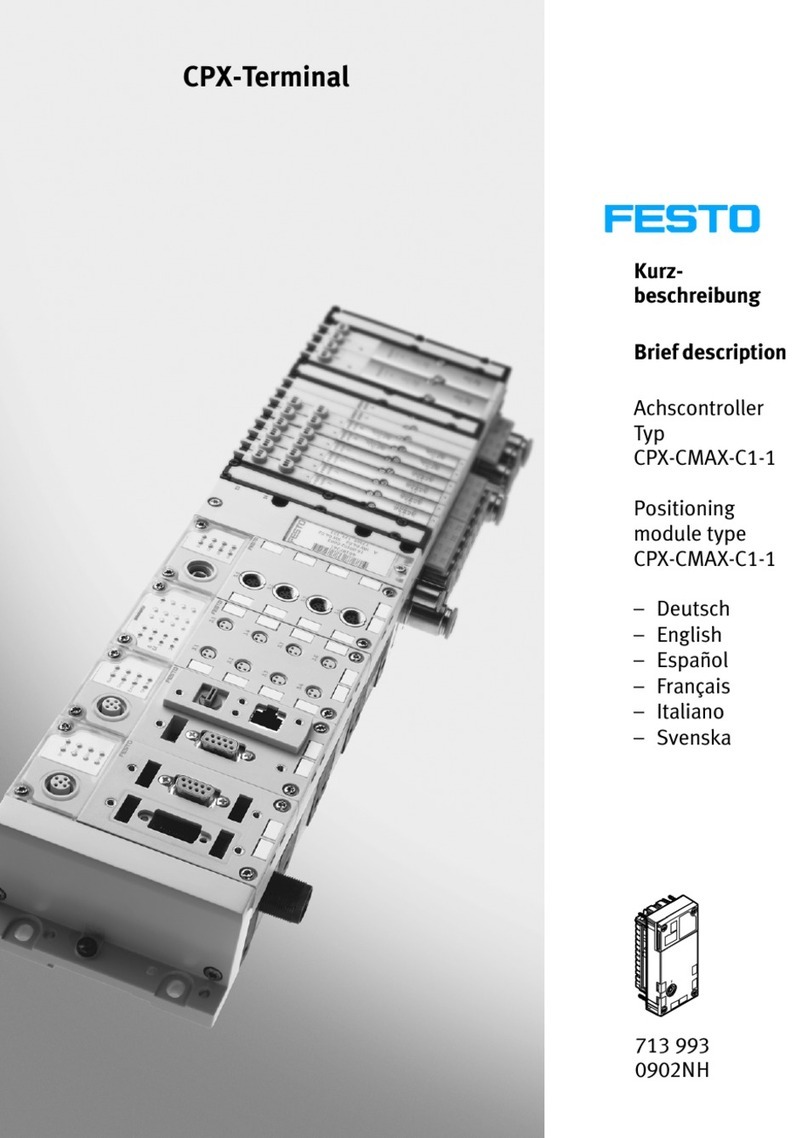 Festo CPX-CMAX-C1-1 Parts list manual