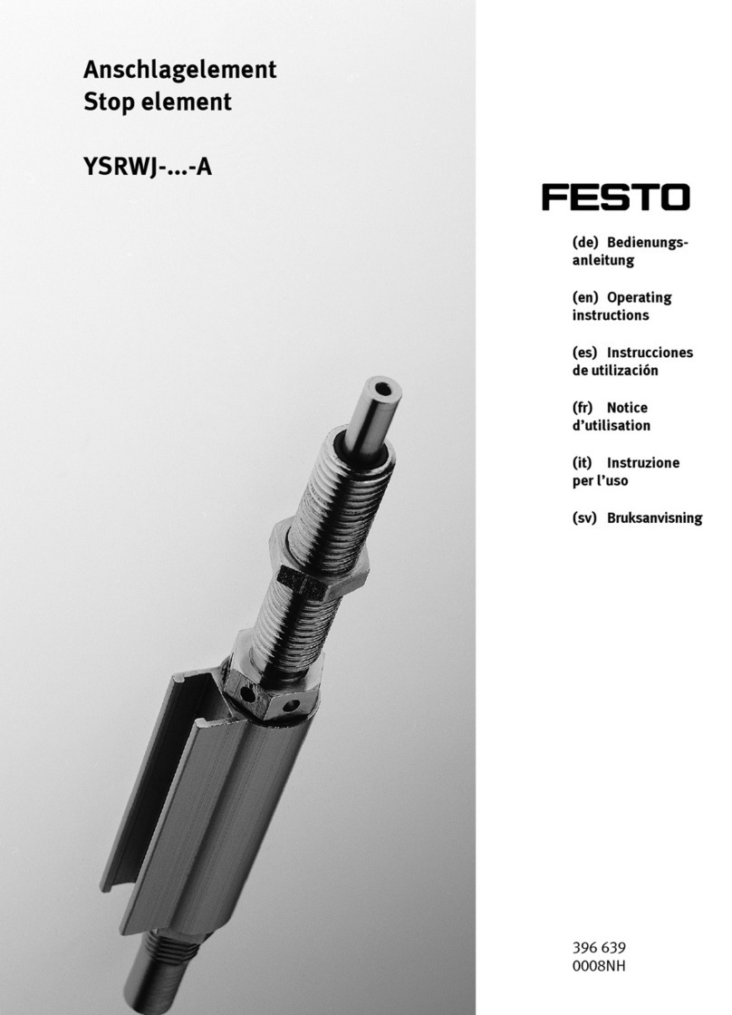 Festo YSRWJ A Series operating instructions