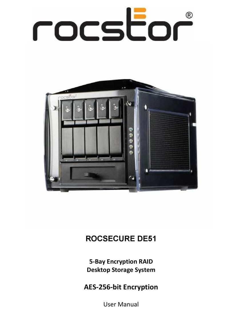 Rocstor ROCSECURE DE51 user manual
