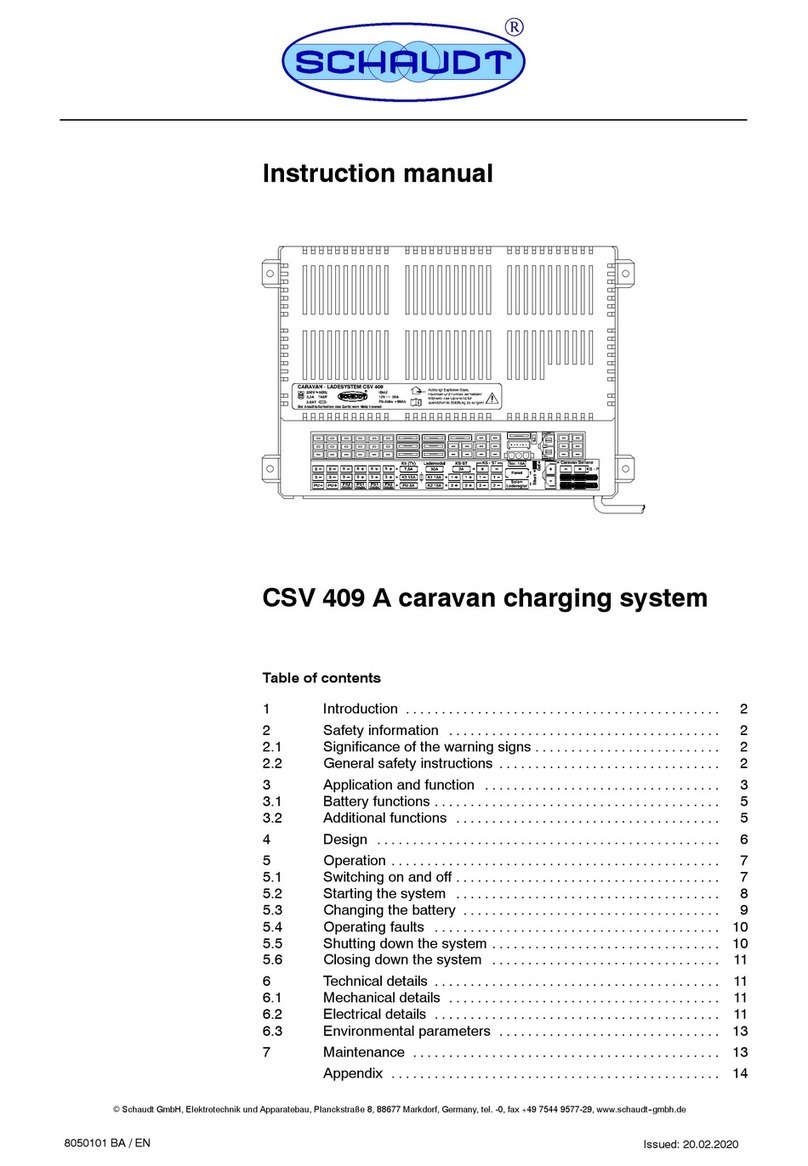 Schaudt CSV 409 instruction manual