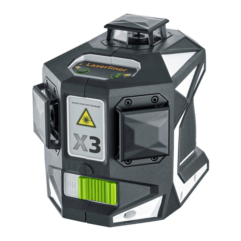 LaserLiner X3-Laser operating instructions