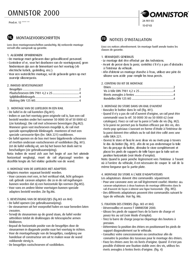 OMNISTOR 2000 installation instructions