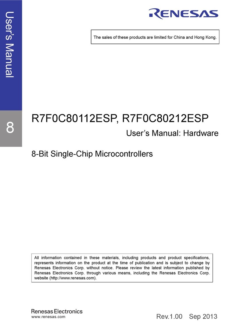 Renesas R7F0C80112ESP user manual