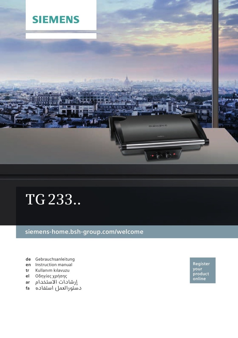 Siemens TG 233 instruction manual