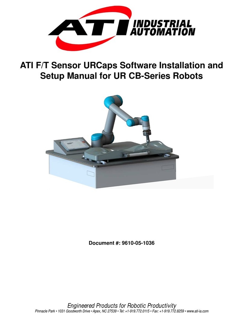 ATI Technologies Wireless F/T Software Installation and Setup Manual ATI Technologies Wireless F/T Software Installation and Setup Manual