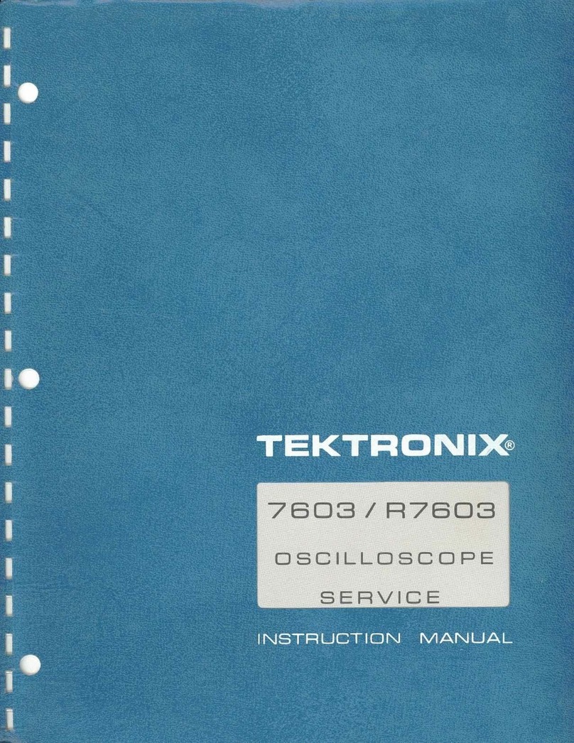 Tektronix 7603 User manual