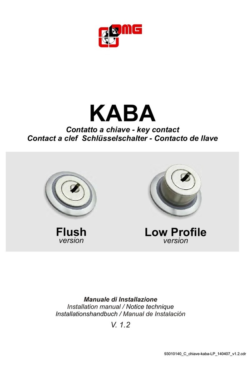 DMG KABA Flush installation manual