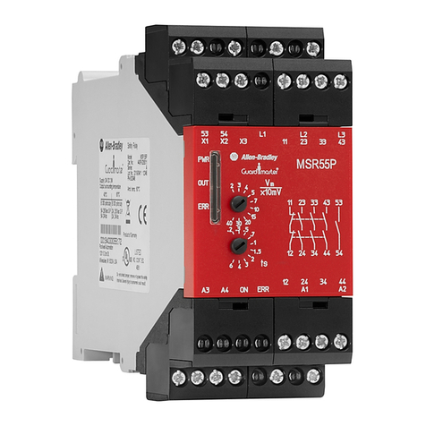 Rockwell Automation Allen-Bradley GuardMaster MSR55P Back EMF... User manual