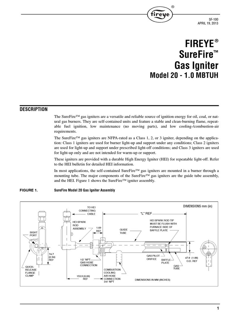 Fireye SureFire 20 User manual