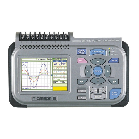 Omron ZR-RX20 Startup guide