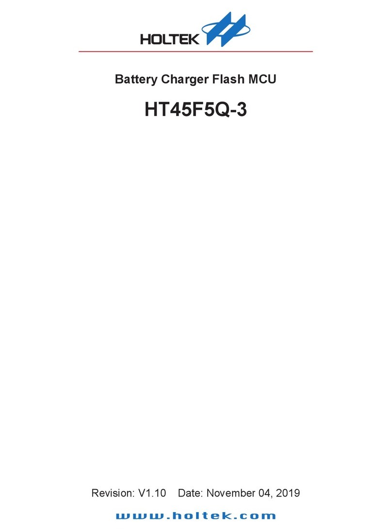 Holtek HT45F5Q-3 manual