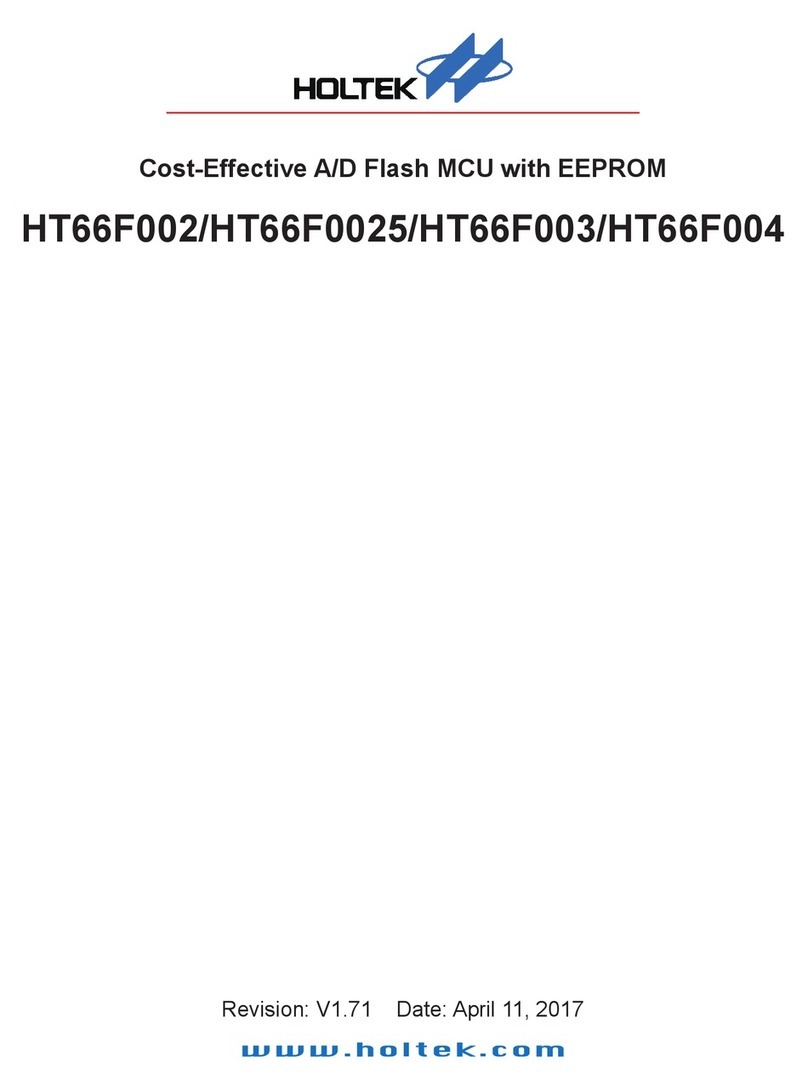 Holtek HT66F002 manual