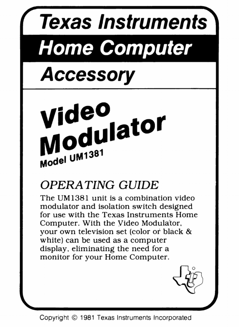 Texas Instruments UM1381 User manual