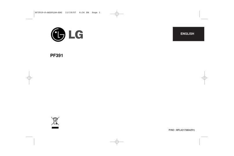 LG PF391 manual