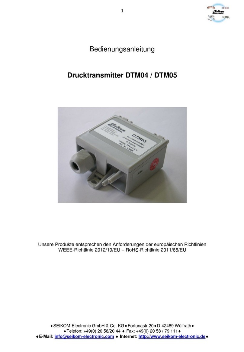 Seikom Electronic DTM04 user manual