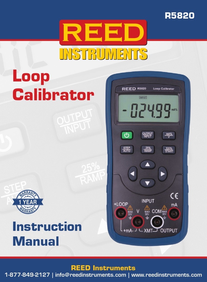 Reed Instruments R5820 User manual