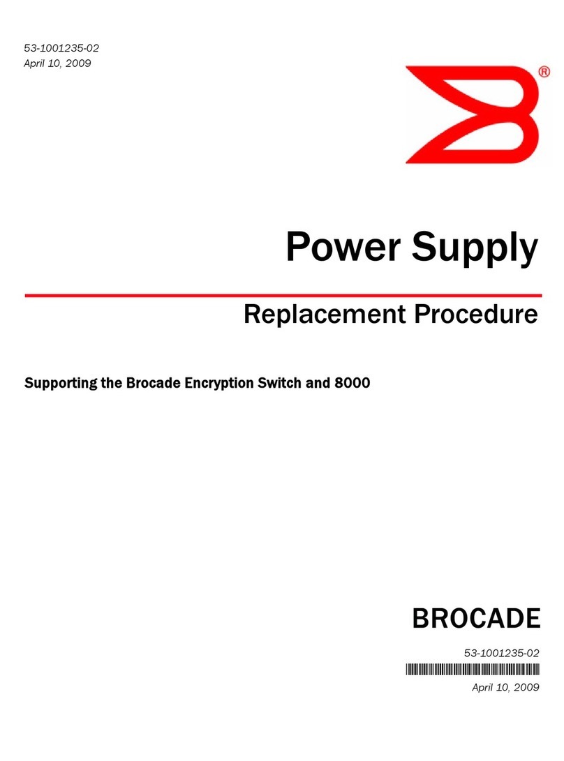 Brocade Communications Systems Encryption Switch Use and care manual Brocade Communications Systems Encryption Switch Use and care manual
