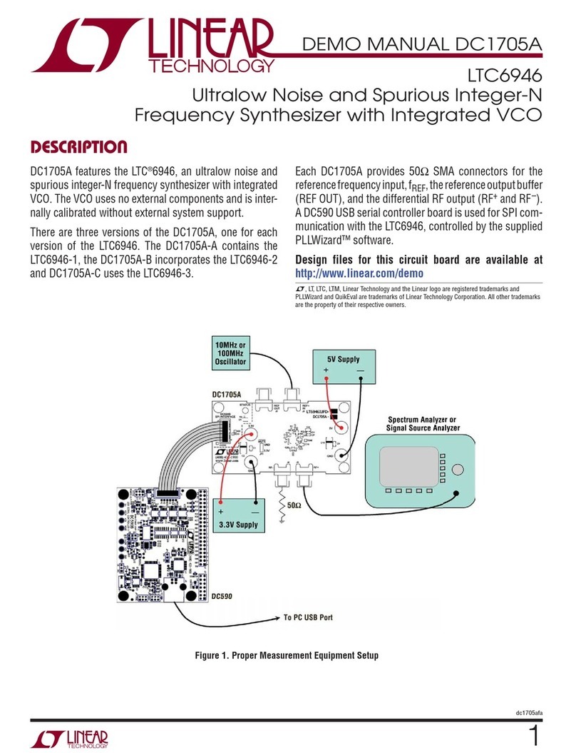 Linear Technology DC1705A Quick setup guide
