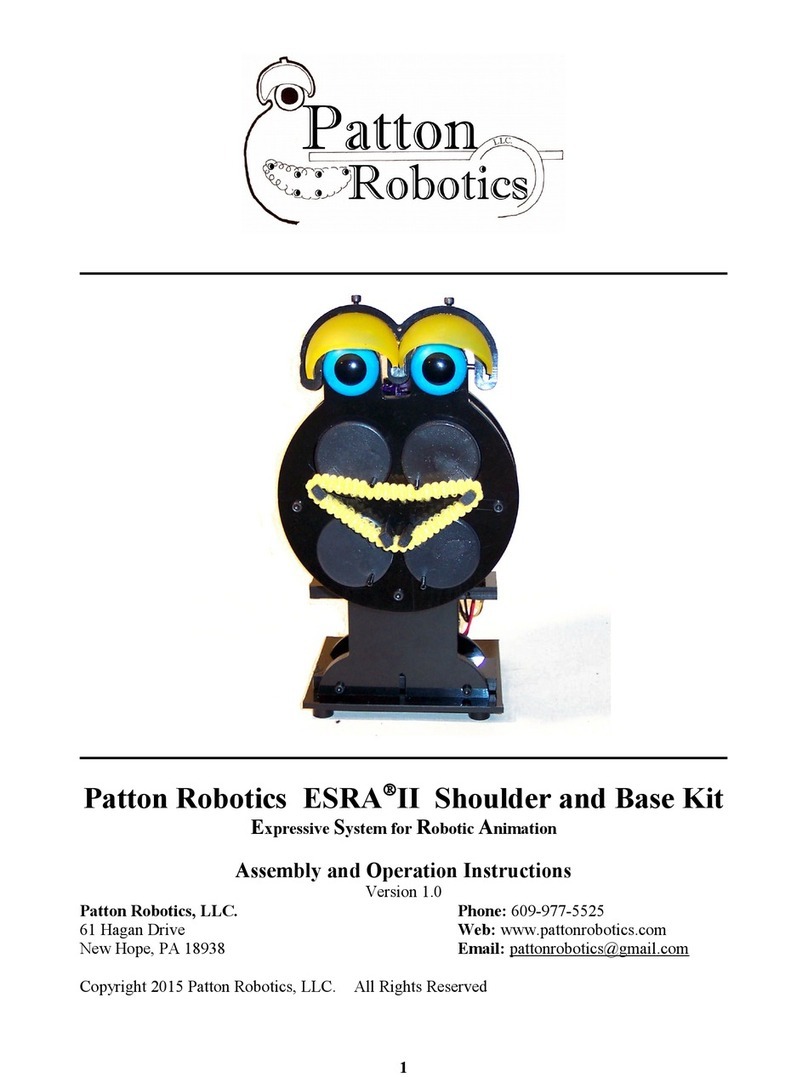 Patton Robotics ESRA II Assembly and operation instructions