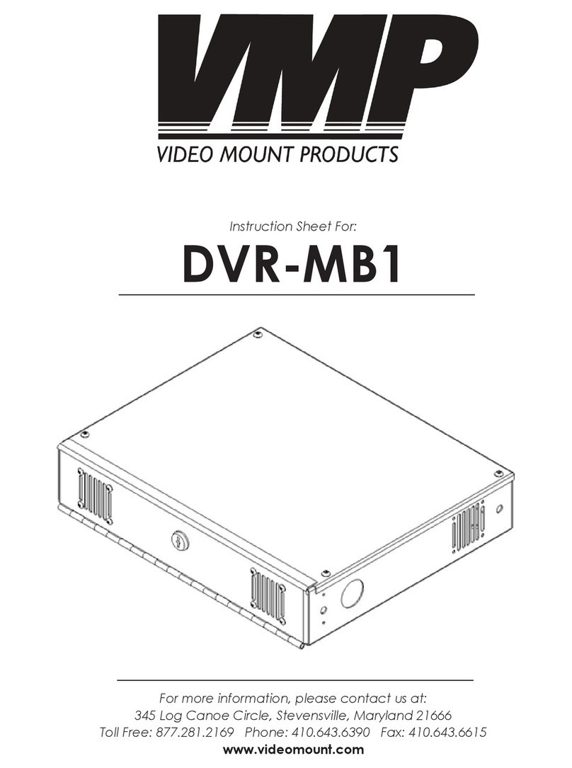 VMP DVR-MB1 instruction sheet