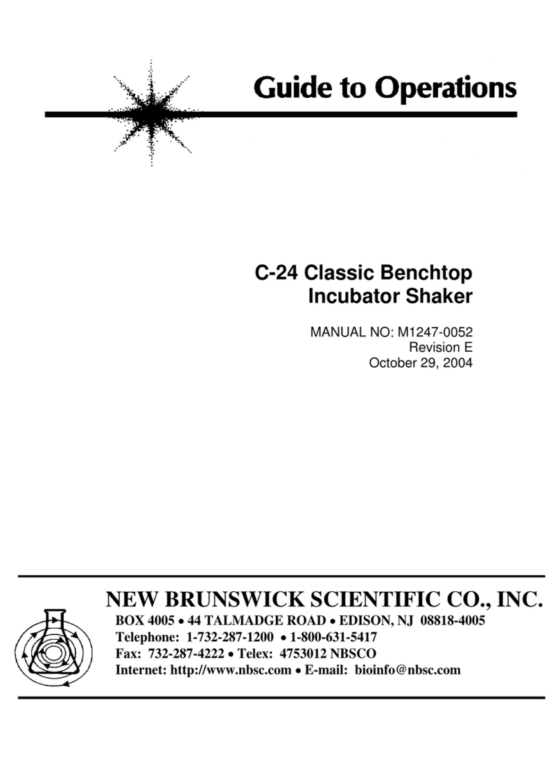 NEW BRUNSWICK SCIENTIFIC C-24 User manual NEW BRUNSWICK SCIENTIFIC C-24 User manual