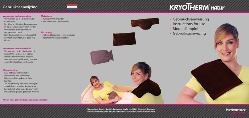 Werkmeister Kryotherm atur Instructions for use