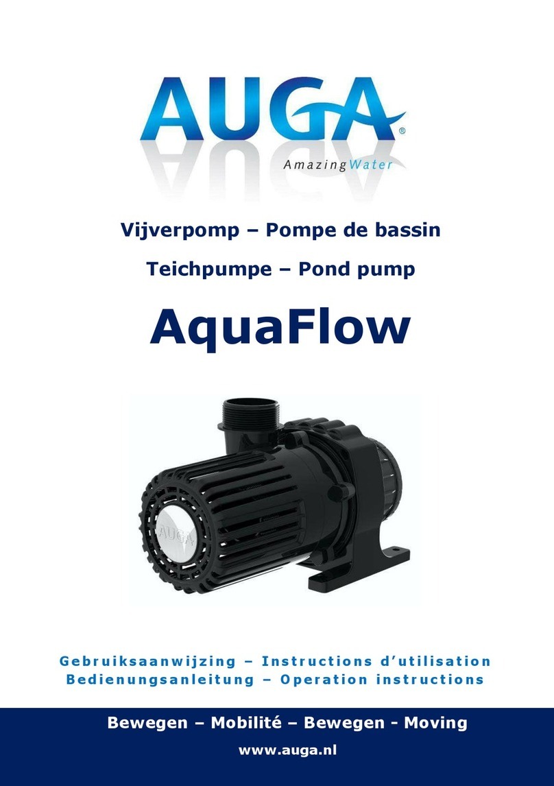 Auga AquaFlow 5000 Operation instructions Auga AquaFlow 5000 Operation instructions