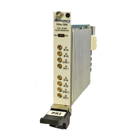 Astronics PXIe-1209 User manual