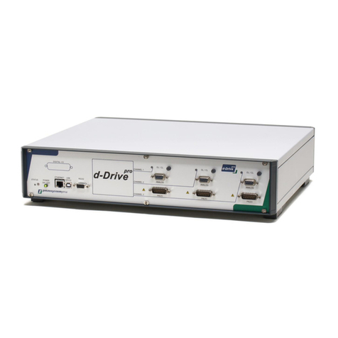 piezosystemjena d-Drive pro instruction manual