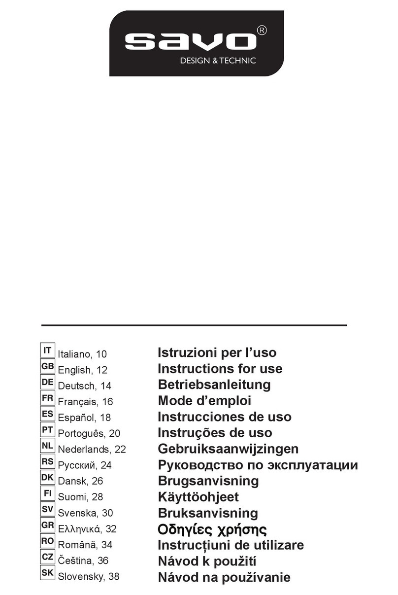 Savo CH-67 User manual