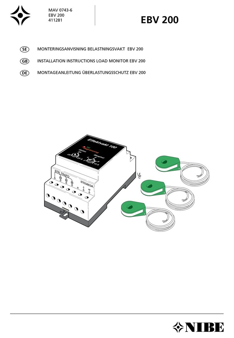 Nibe EBV 200 User manual