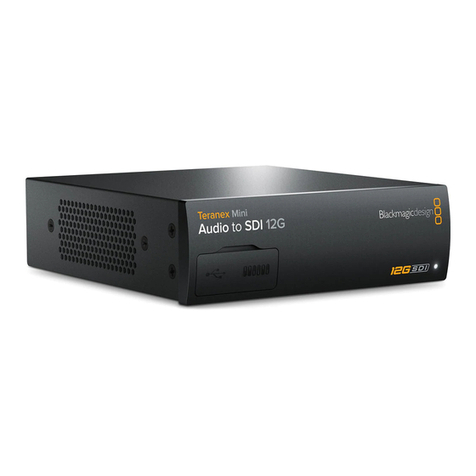 Blackmagicdesign Teranex Mini Series Installation and operation manual