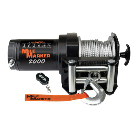 Mile Marker 76-50200 Installation & operator's manual