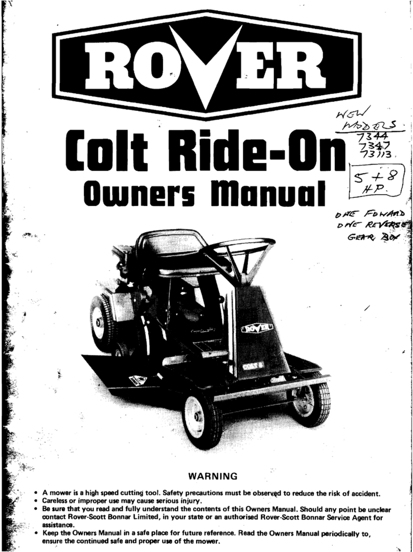 Rover Colt 7344 owner's manual