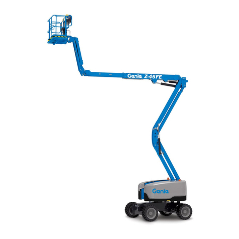 Terex Genie Z-45 FE Installation and operating manual Terex Genie Z-45 FE Installation and operating manual