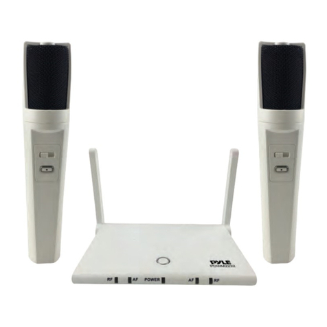 Pyle PDWM2232 user manual