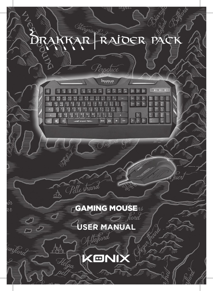 Konix Drakkar Raider User manual